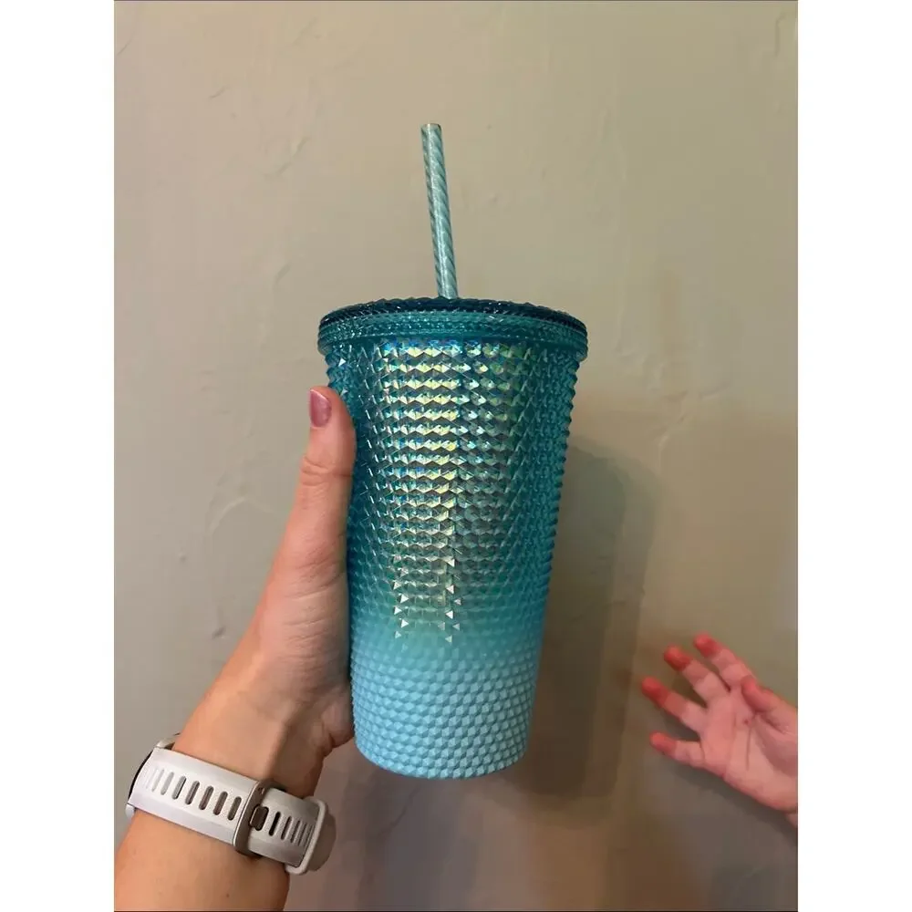 Starbucks blue Gradient Studded Cold Cup